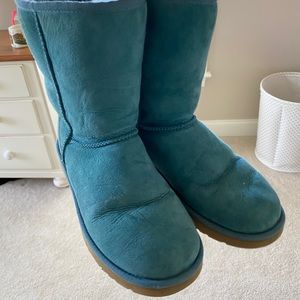 teal blue uggs